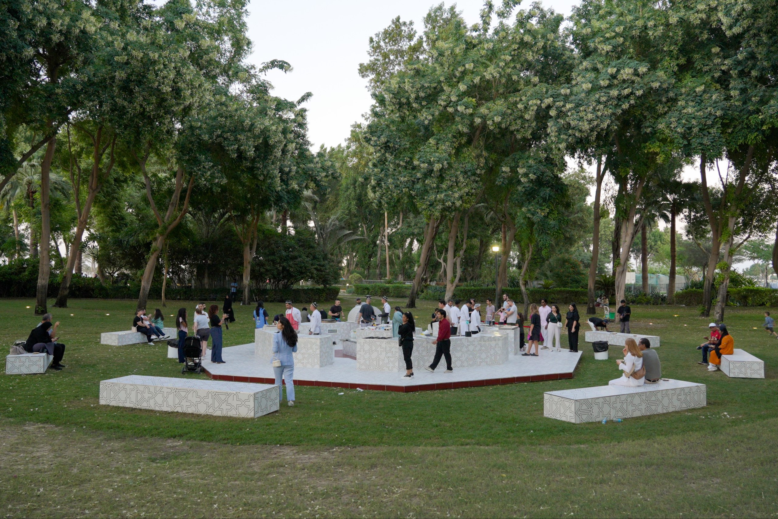 Breaking Bread, Building Bridges: Uzbek Chefs Highlight Cultural Dialogue at Rirkrit Tiravanija’s Doha Performance