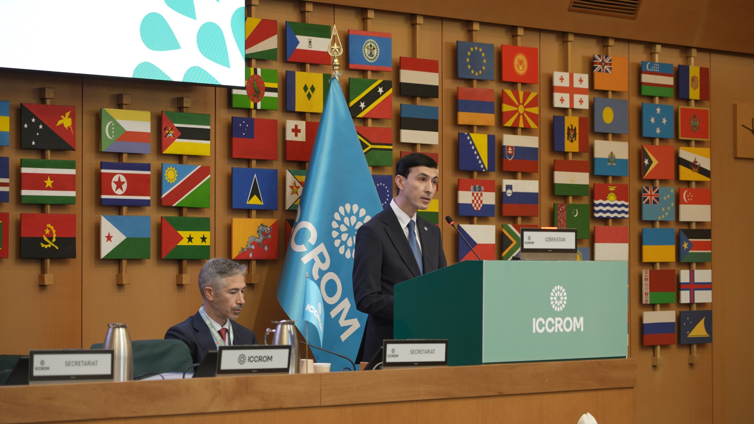 O‘zbekiston Madaniy yodgorliklarni saqlash va restavratsiya qilish bo‘yicha xalqaro tadqiqot markazi (ICCROM) 34-Bosh Assambleyasida Rimda samimiy kutib olindi